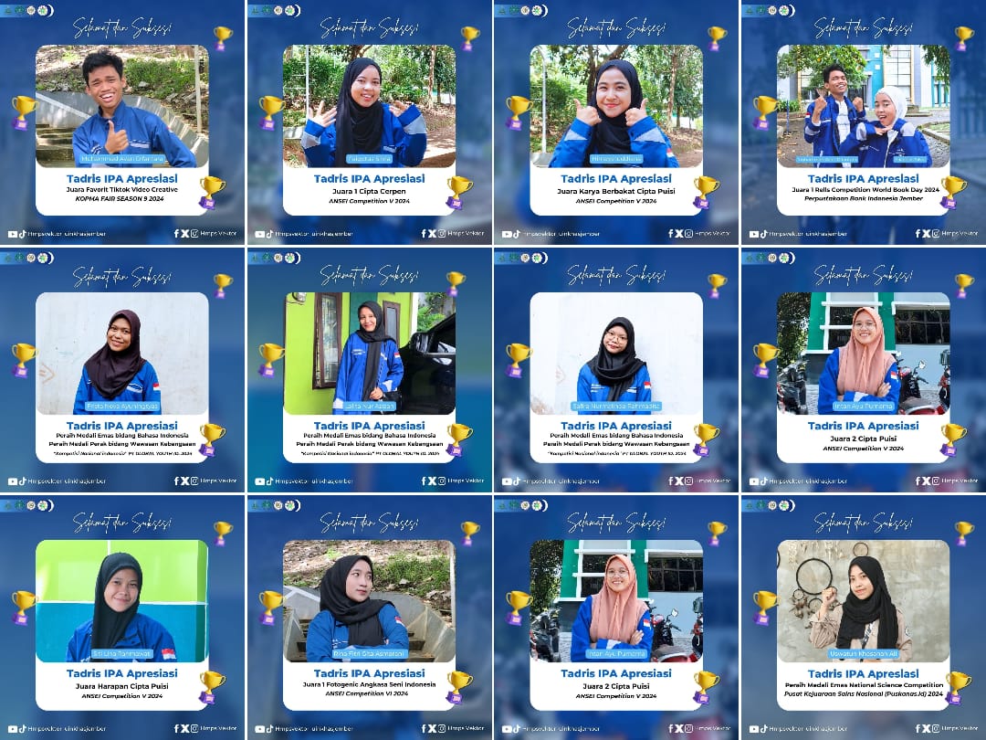 Mahasiswa Tadris IPA UIN KHAS Jember Raih Berbagai Prestasi Membanggakan